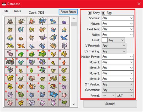 Just open your save, put a Manaphy in a box and save it. . Pkhex encounter database advanced